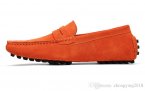Mens genuine leather shoes suede loafer big size official shoes gentle mens