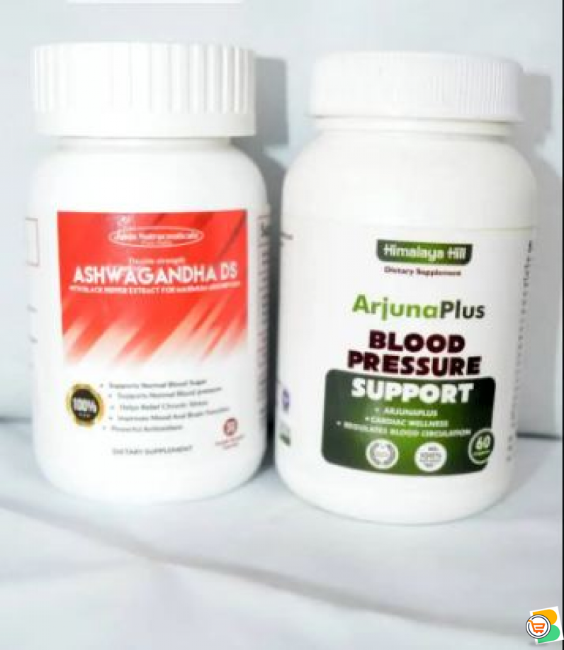 Buy Ajunaplus Blood Pressure Support and  Ashwagandha DS - Call 08060812655