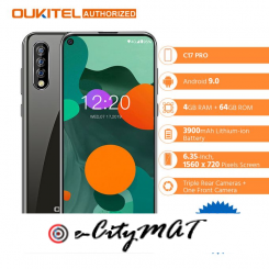 Oukitel C17 Pro 6.35-inch 4GB + 64GB 4G Smartphone MTK6763 Cortex A53 2.0GHz Triple Rear Cameras - B