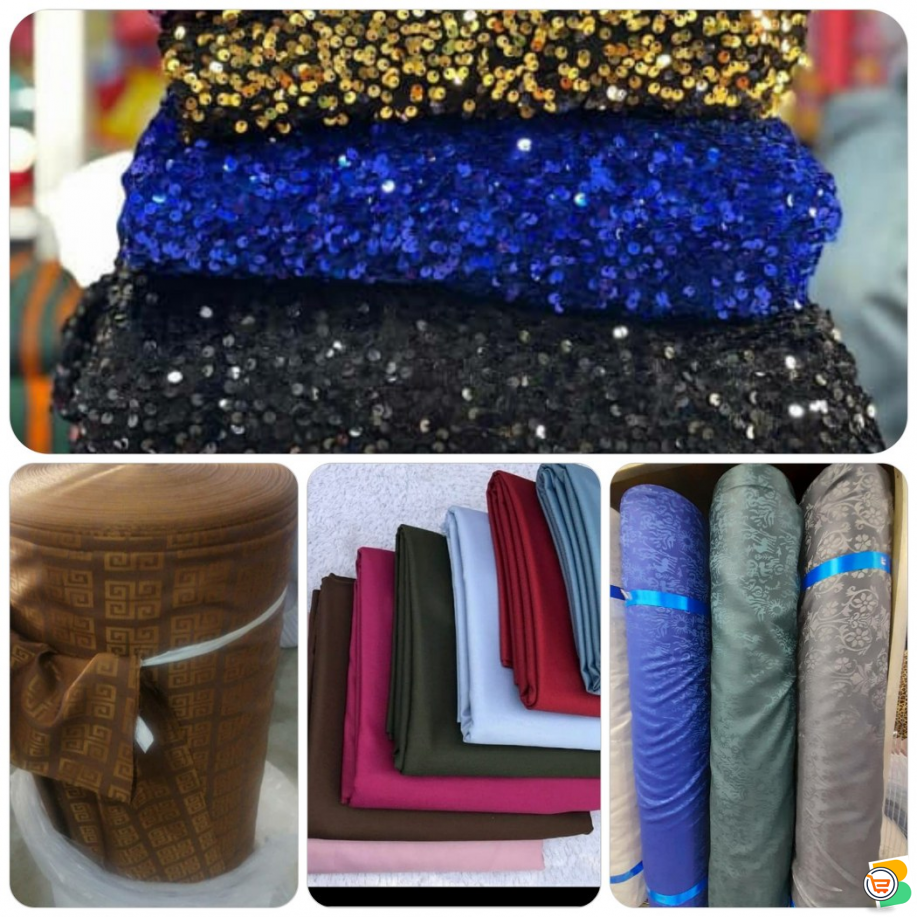 Varieties of Fabrics Materials at Aje Fabrics Collection - call 08119101100