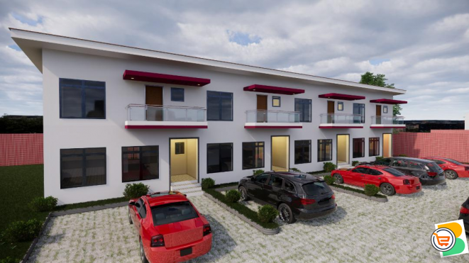 2 Bedroom Terrace Duplex Carcass For Sale at Lifecamp Abuja