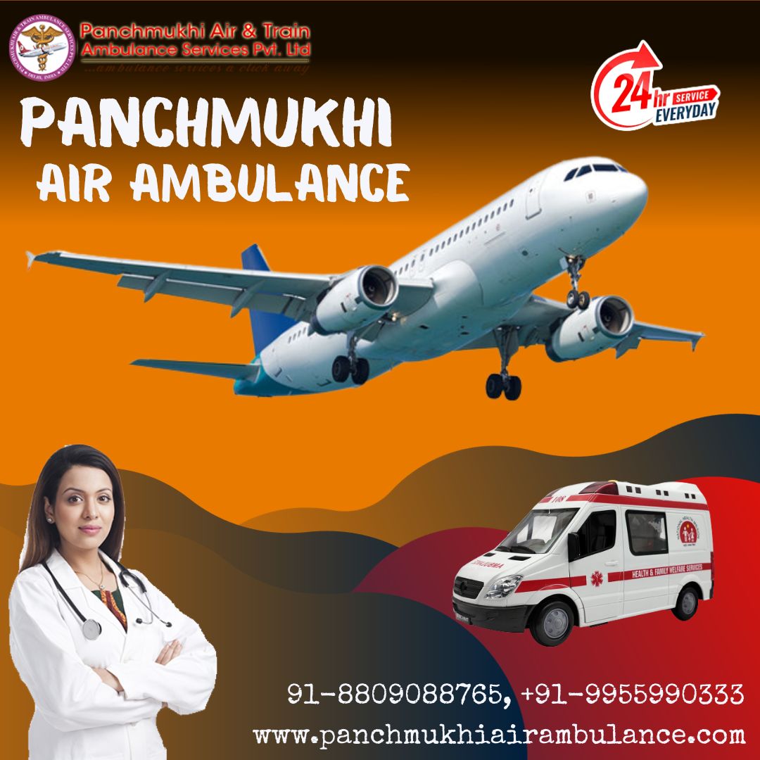 Hire Updated Panchmukhi Air Ambulance Services in Kolkata with Life Care Patient Transfer