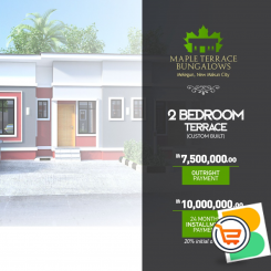 FOR SALE - 2 Bedroom Terrace at Maple Terrace Bungalows, New Makun City, Ogun