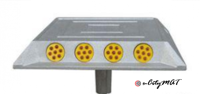 28 Beadings Reflector Complete Aluminum Road Stud BY HIPHEN SOLUTIONS