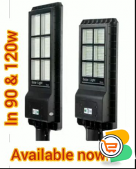 Water Resistant Solar Street Light Availabe in 90 and 120 watts (Call 08023212334)