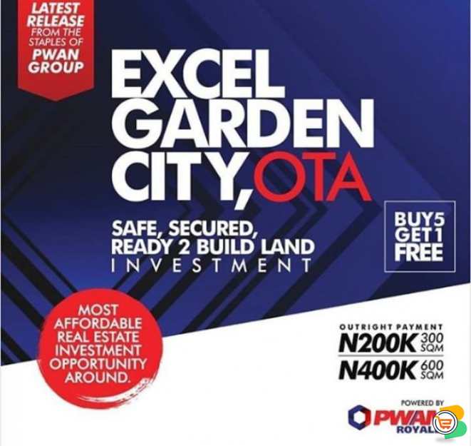 Plots of Land For Sale at EXCEL GARDENS CITY OTA (Call or Whatsapp - 08139357320)